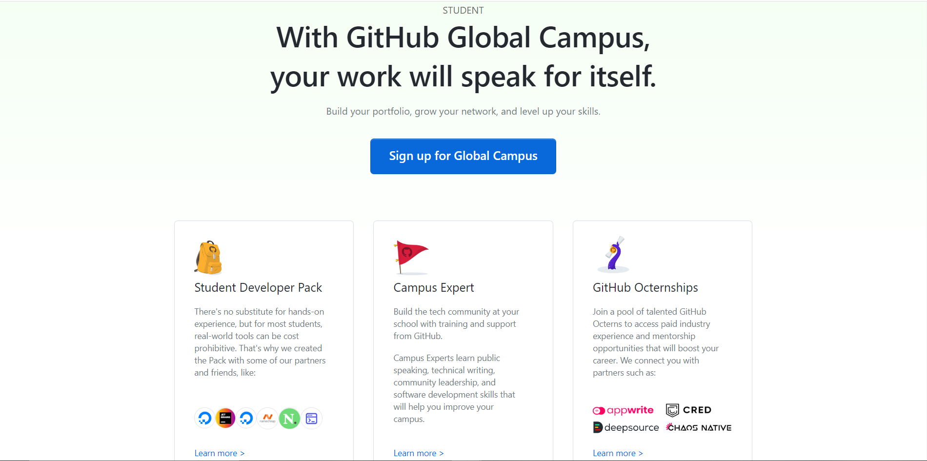Github Developer Student Pack